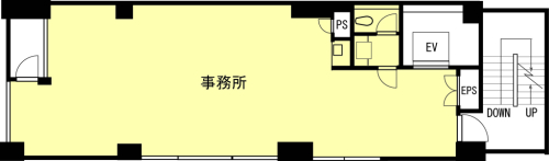 田中ビル（別館）2階平面図