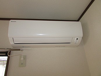 冷暖房　エアコン完備♪
