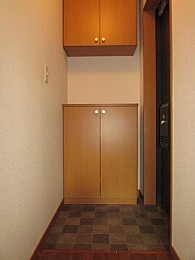 シューズボックス・玄関収納付きの玄関スペース♪