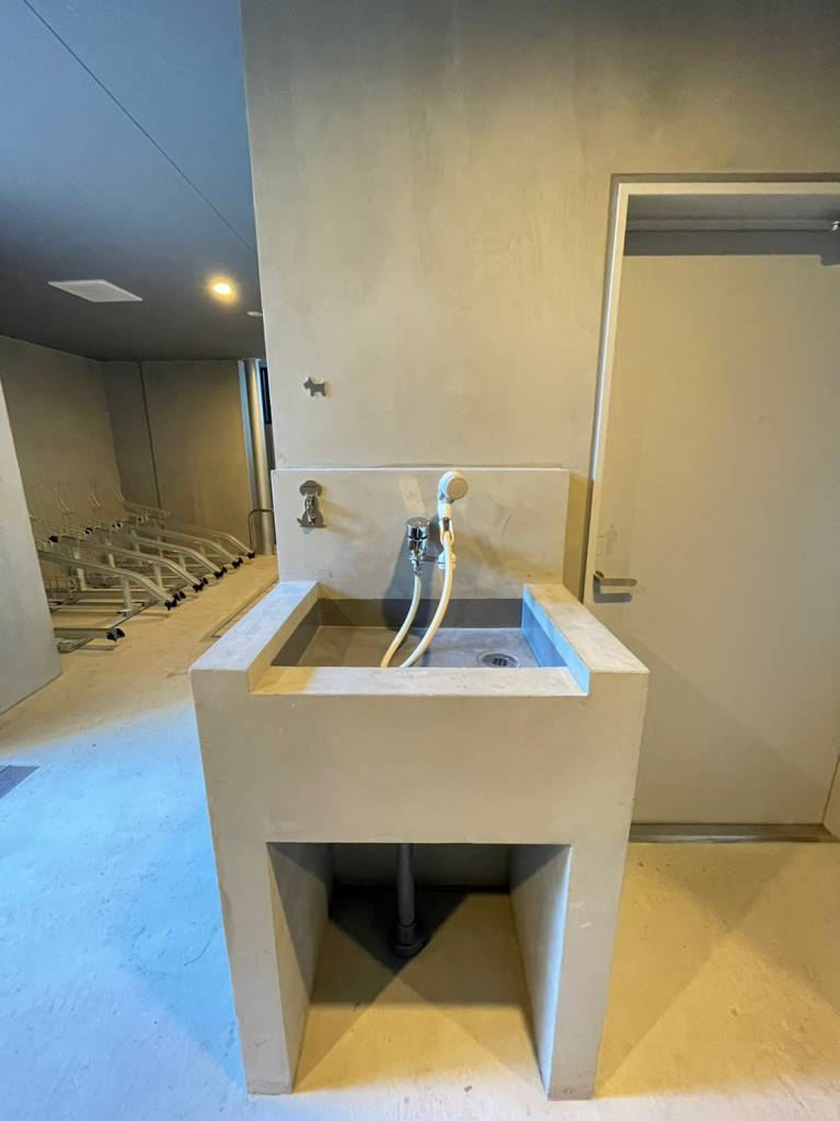 ペット用足洗い場
