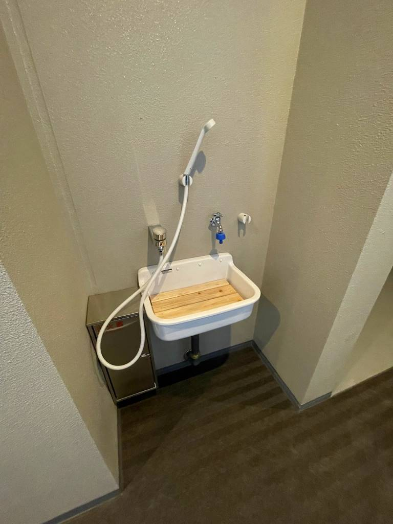 ペット用足洗い場
