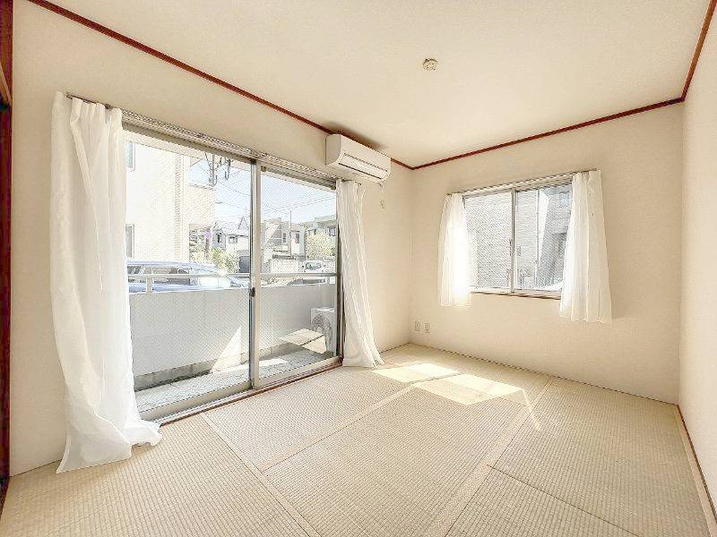 ※日よけカーテンは入居時に撤去します