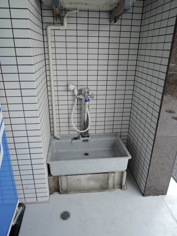 ペット足洗い場