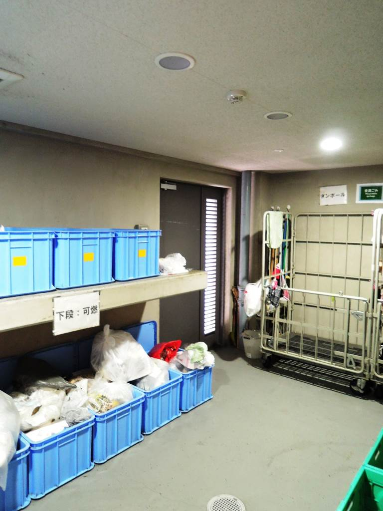 ２４時間利用可のゴミ集積場