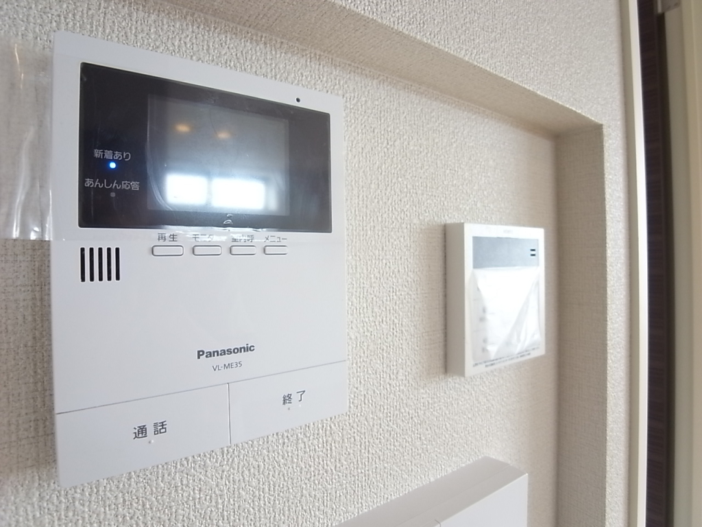 来客はモニターホンで確認してから！