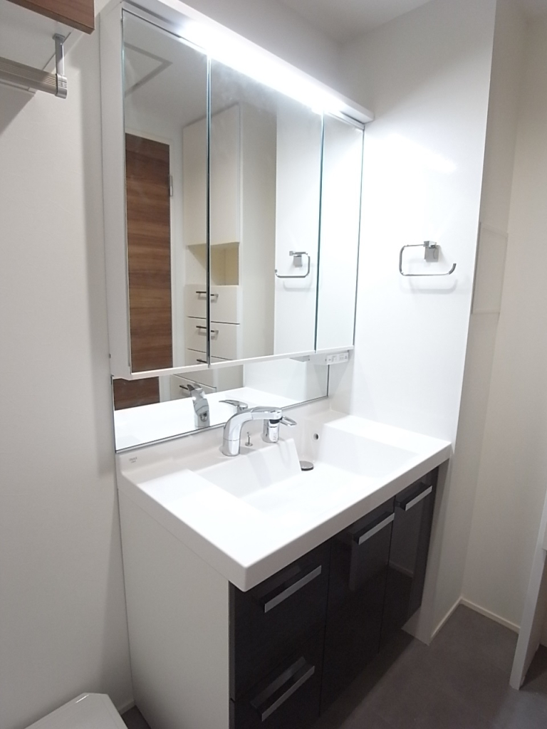 シャワー付き独立洗面台！