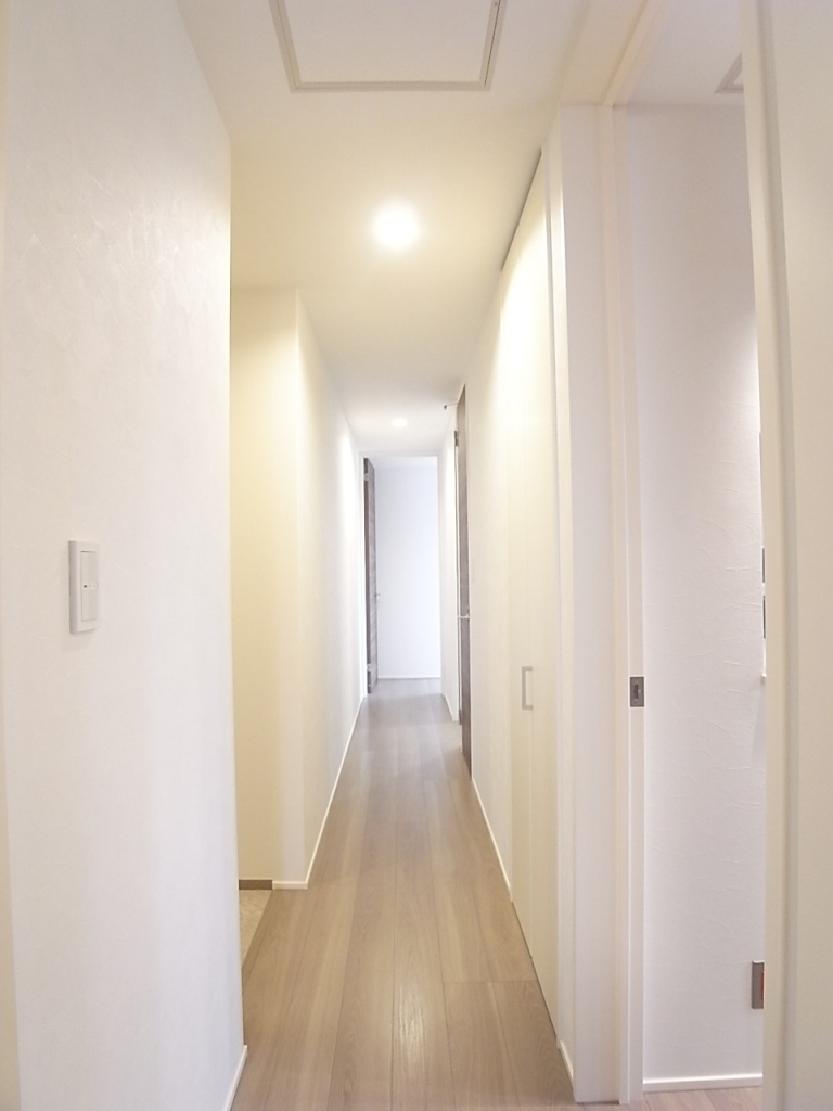 玄関から撮った廊下