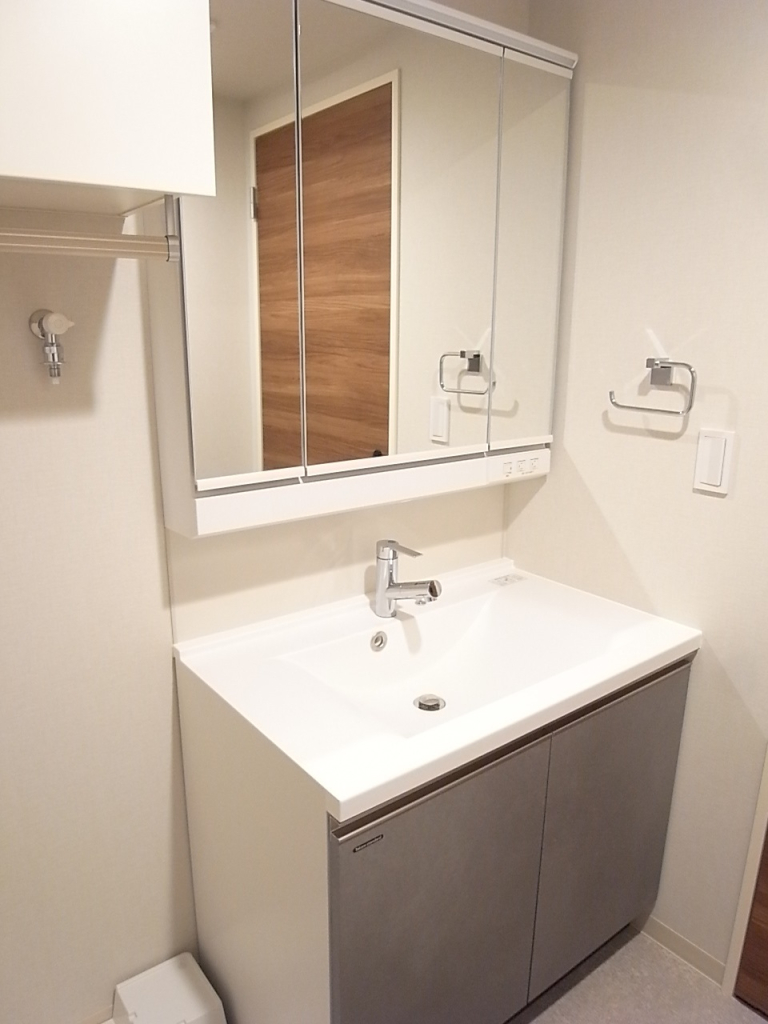 シャワー付き独立洗面台！