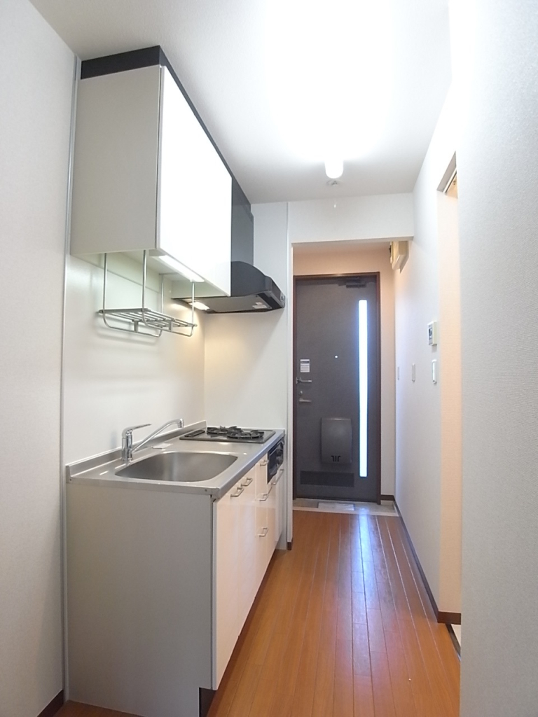 お部屋から廊下を見たところ。
