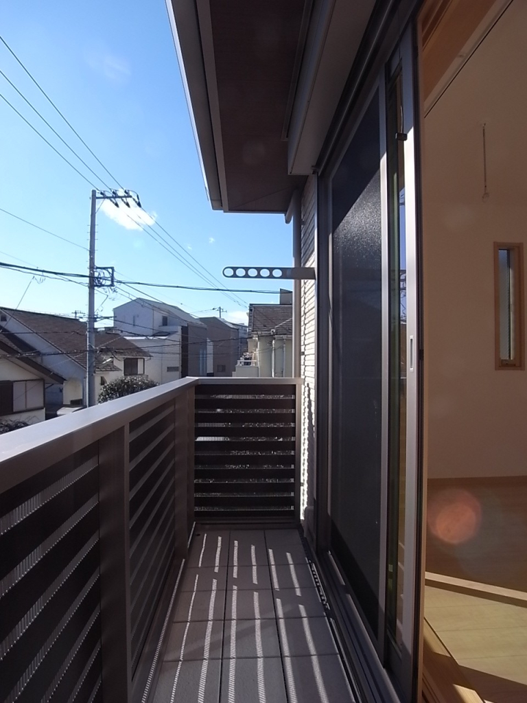 2階のバルコニー！