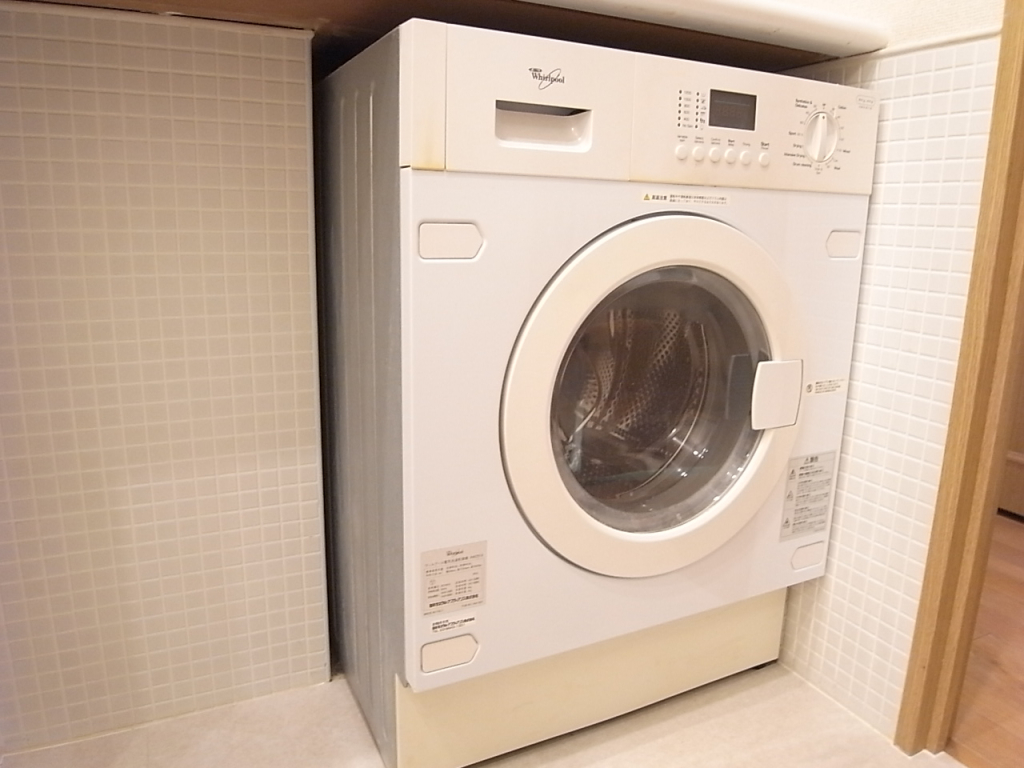 ドラム式洗濯機付