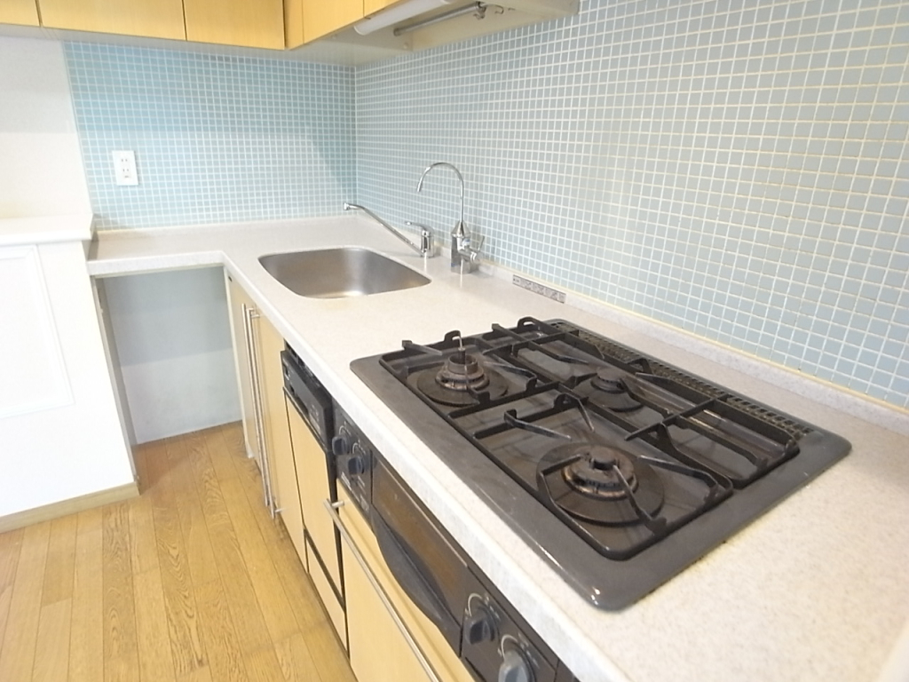 3口グリル付コンロ