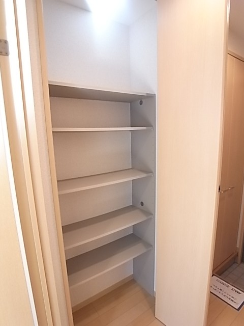 廊下にも収納があって便利にお使いいただけます！