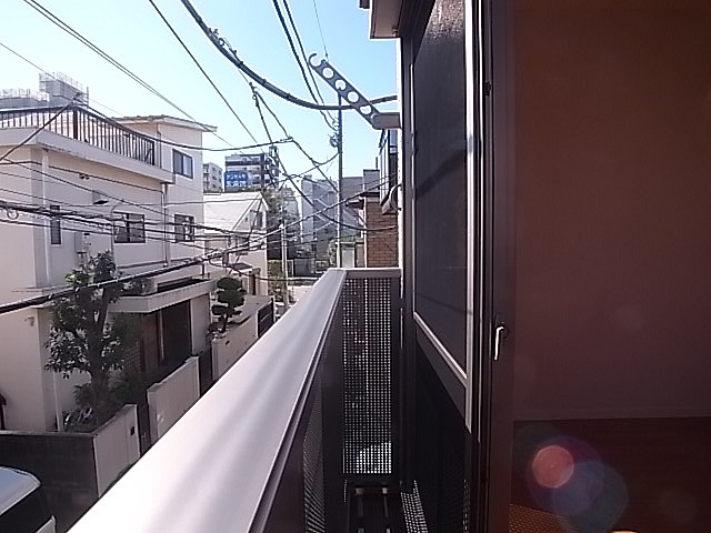 手すりがあるので洗濯物をたっぷり干せます！