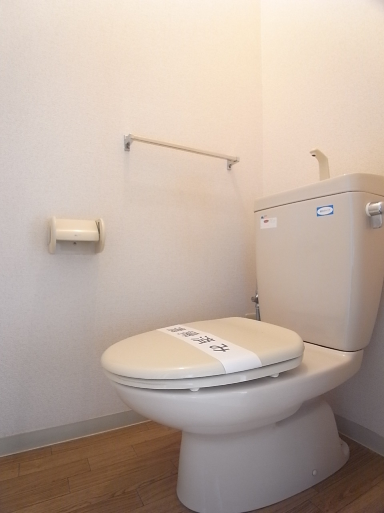 トイレも明るく清潔感がある。