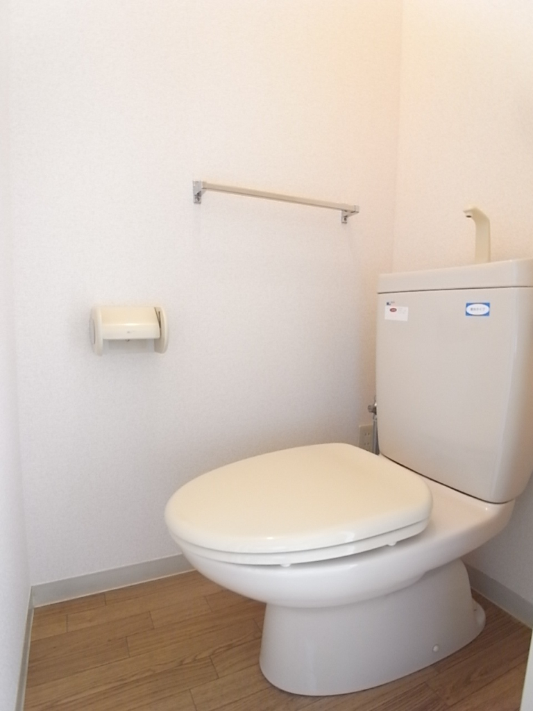 トイレも明るく清潔感がある。