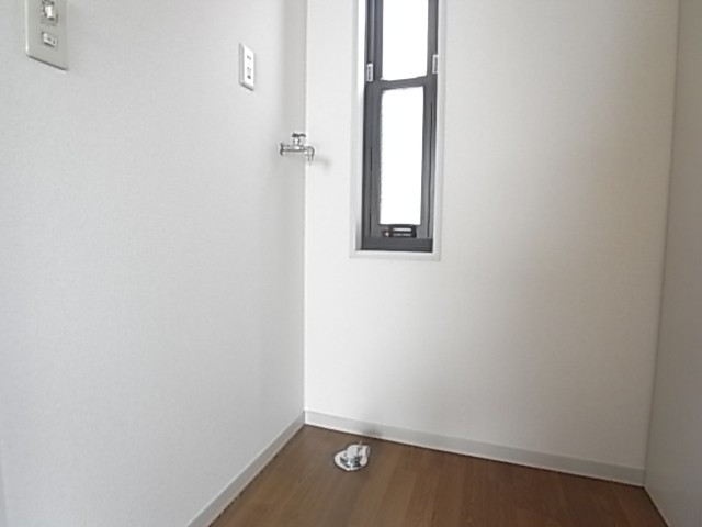 洗濯機置き場。