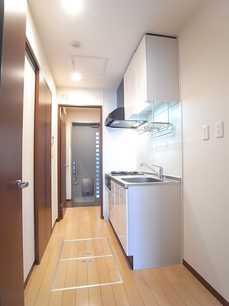 お部屋から玄関を見た写真。