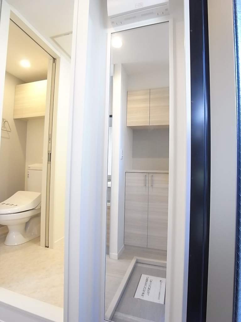 玄関姿見　確認してからお出かけできますね