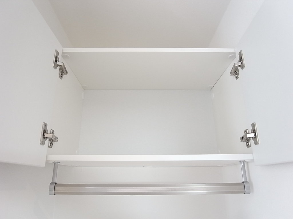 洗濯機置き場上棚