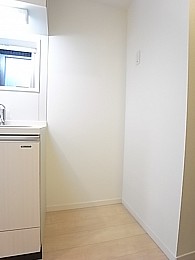 冷蔵庫置き場。