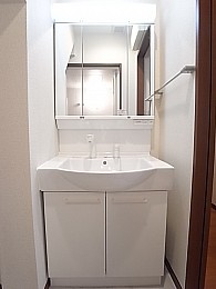 シャワー付き独立洗面台！