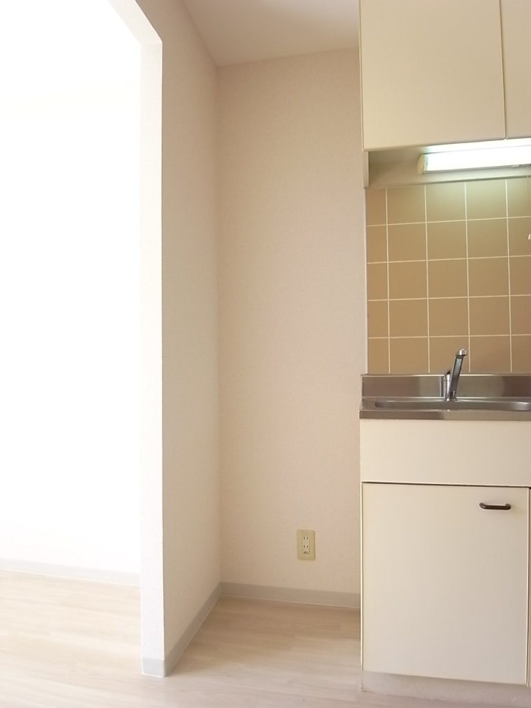 冷蔵庫置場。幅60.6×奥60×高228