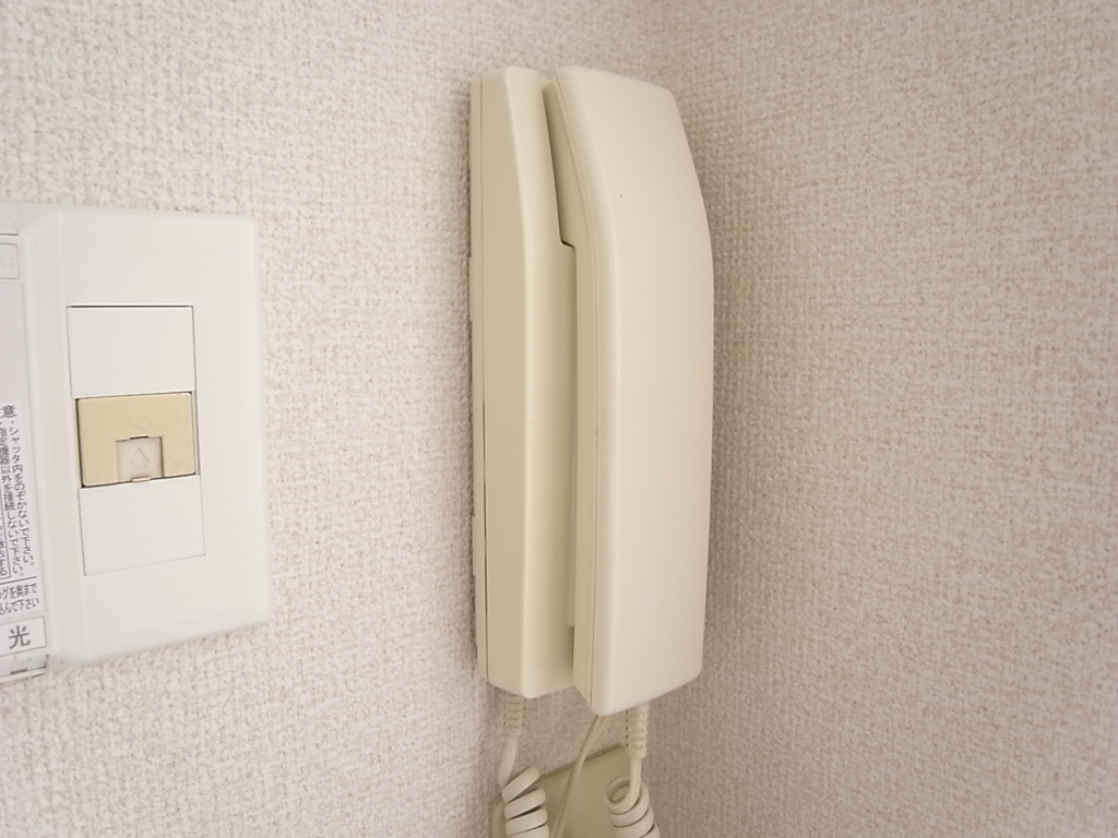 インターホンで来客を確認！