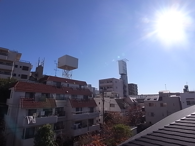 東南方向の眺望。