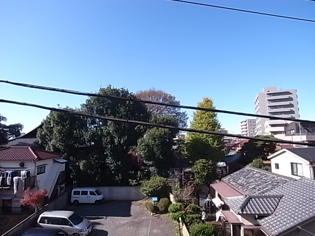 西方向の眺望。