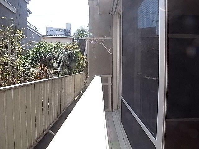 手すりがあるので洗濯物をたっぷり干せます！
