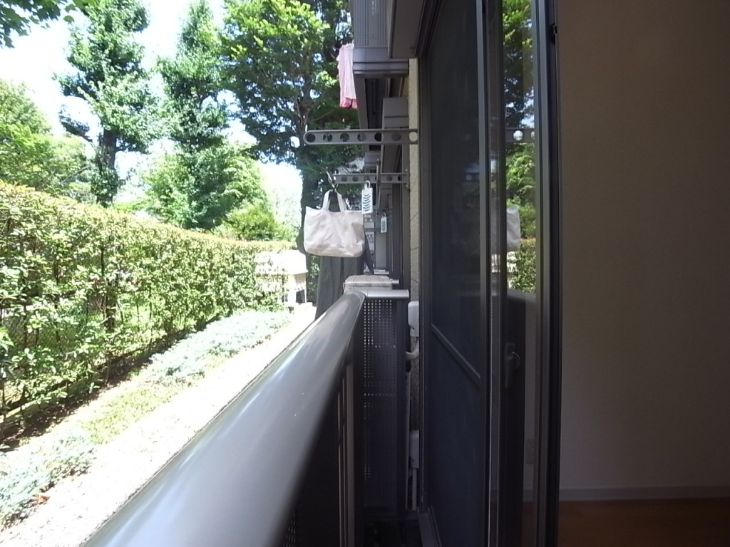 日当たりのよい手すりでよく乾きます！