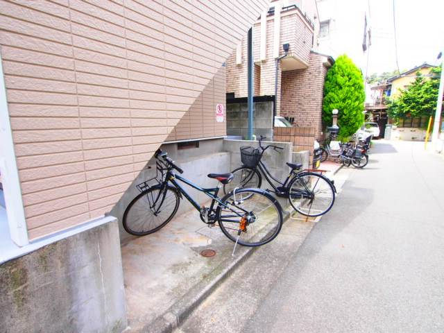 自転車も置けます。