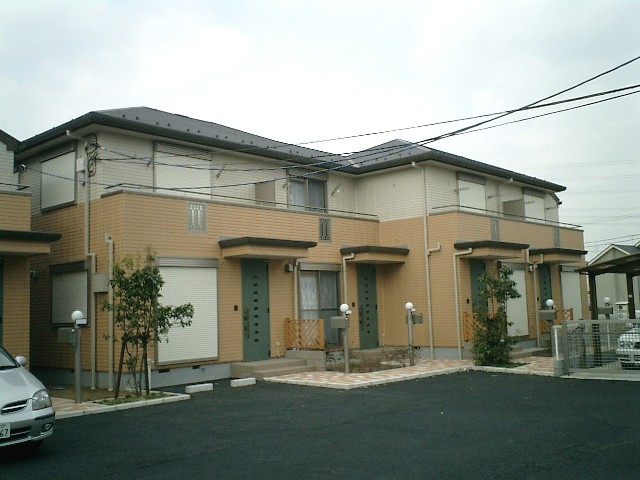 おしゃれな色合いのテラスハウスタイプ