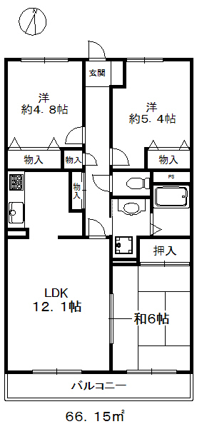 今回募集のお部屋は反転タイプになります