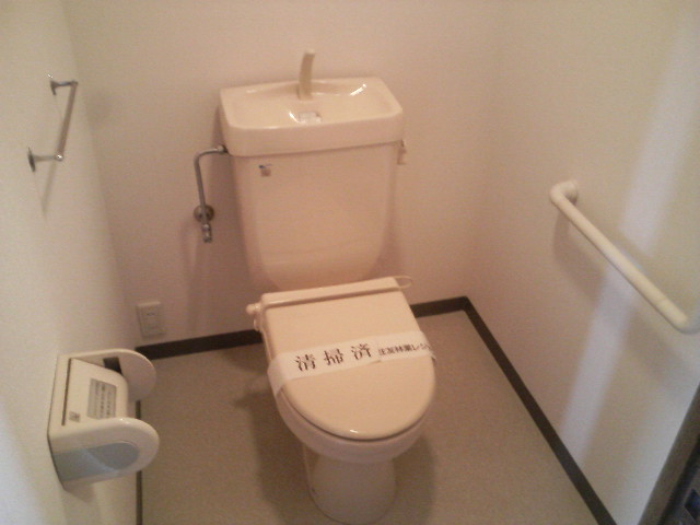 トイレもきれい。