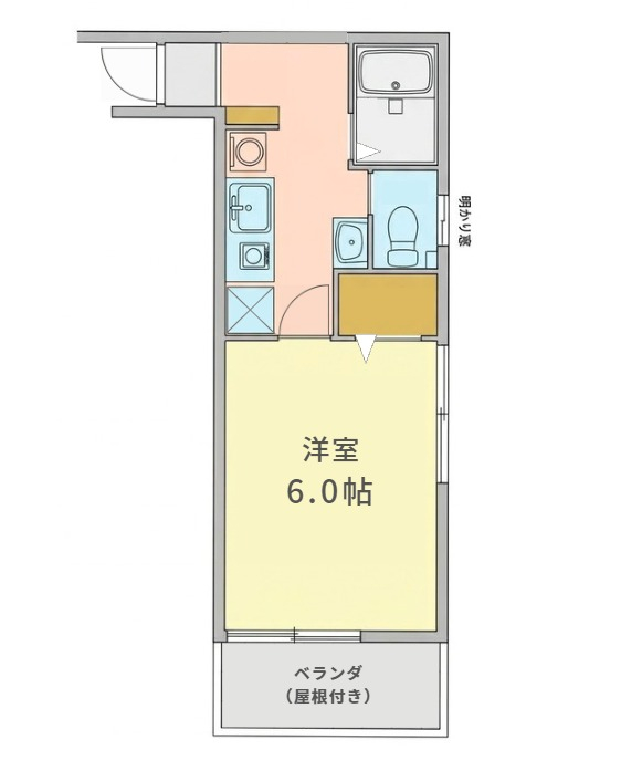 使いやすい間取。バストイレ別です。