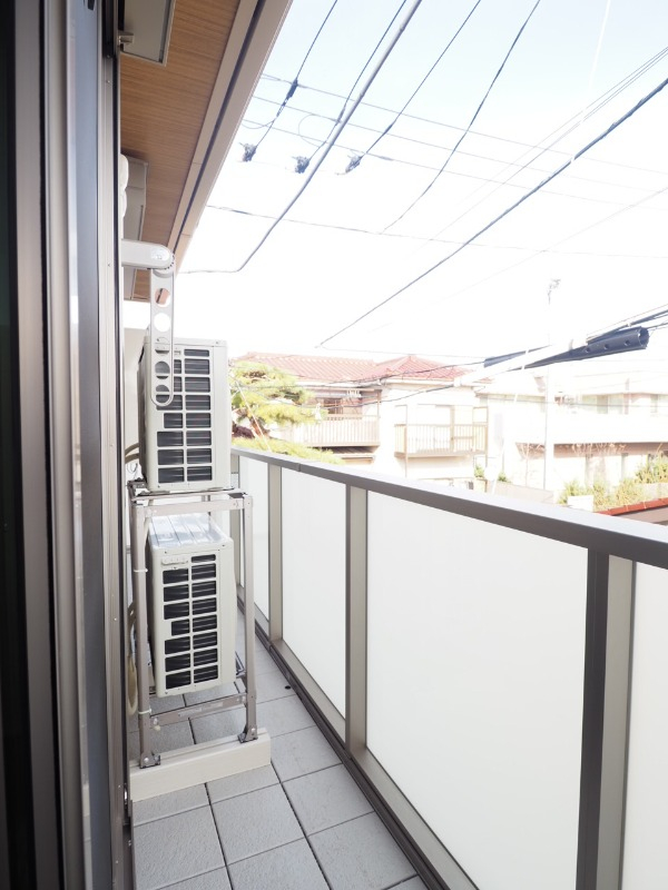バルコニーもゆったりと。