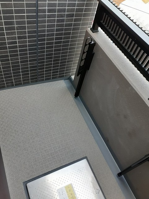 洗濯物も十分干せるスペース有