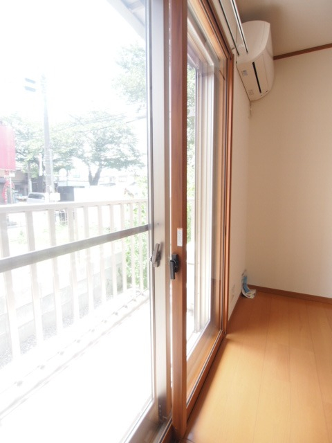 日当たり良好なバルコニー。