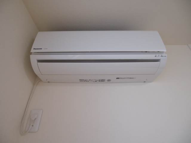 エアコン付きで夏も快適。