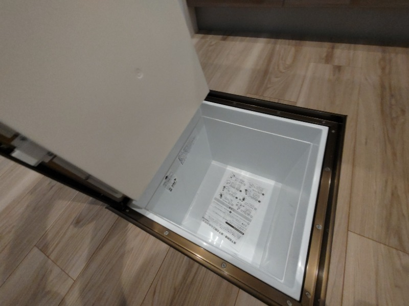 1階ならではの床下収納。