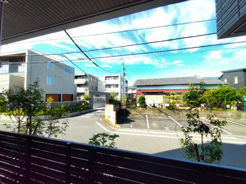 開放感のある空が見える眺望