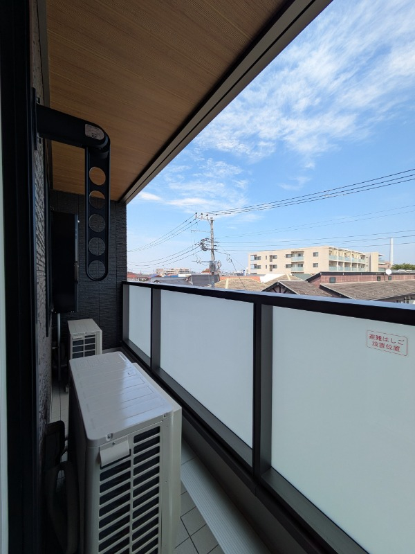 洗濯物も十分干せそうです