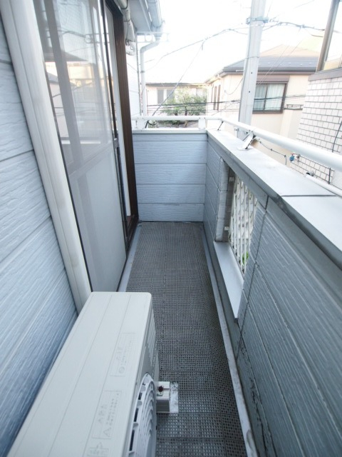 洗濯物を干せるところもあります。