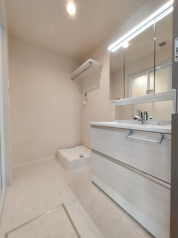 清潔感のある洗面所です