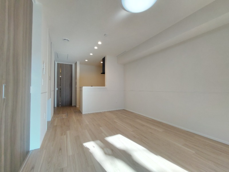 奥行きのあるリビングです