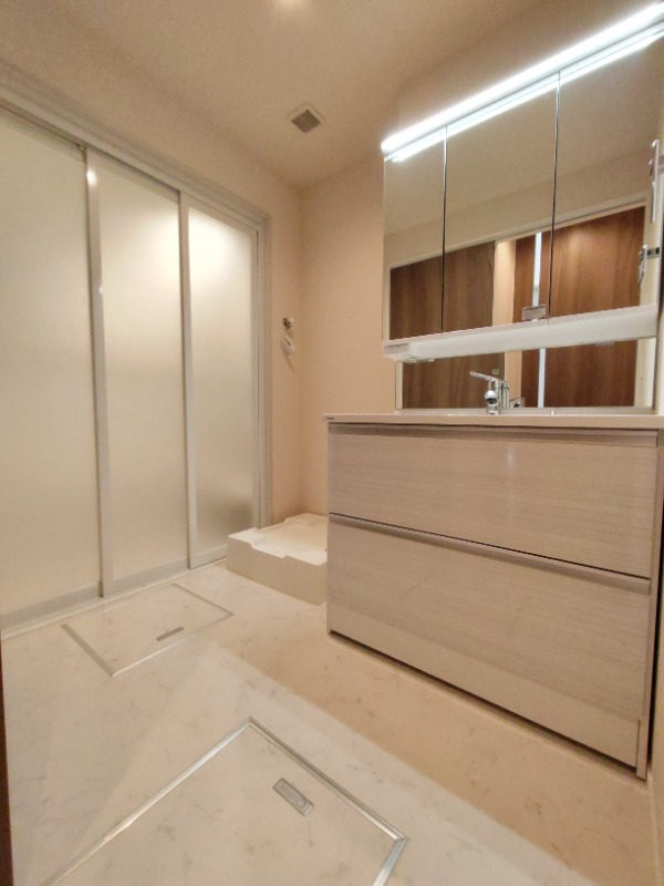 広めの洗面所は使いやすそうです