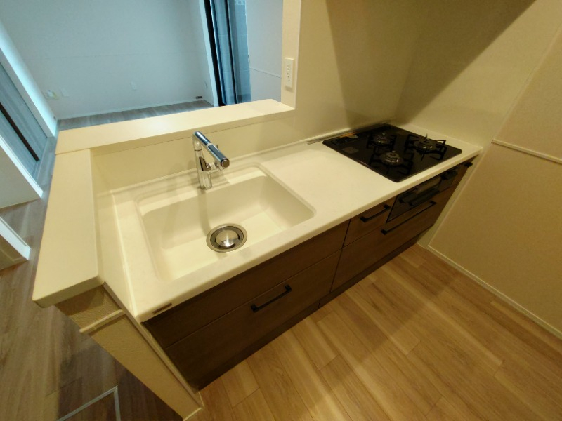 人気のカウンターキッチンです