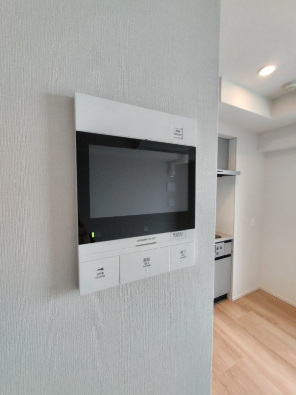 モニタ付きインターホン完備